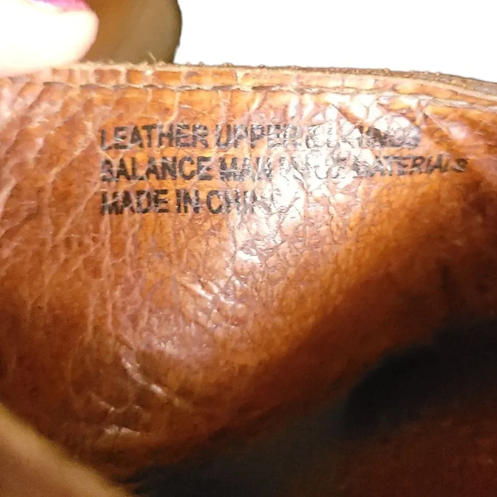 Born Brown Leather Sandals Men's 8